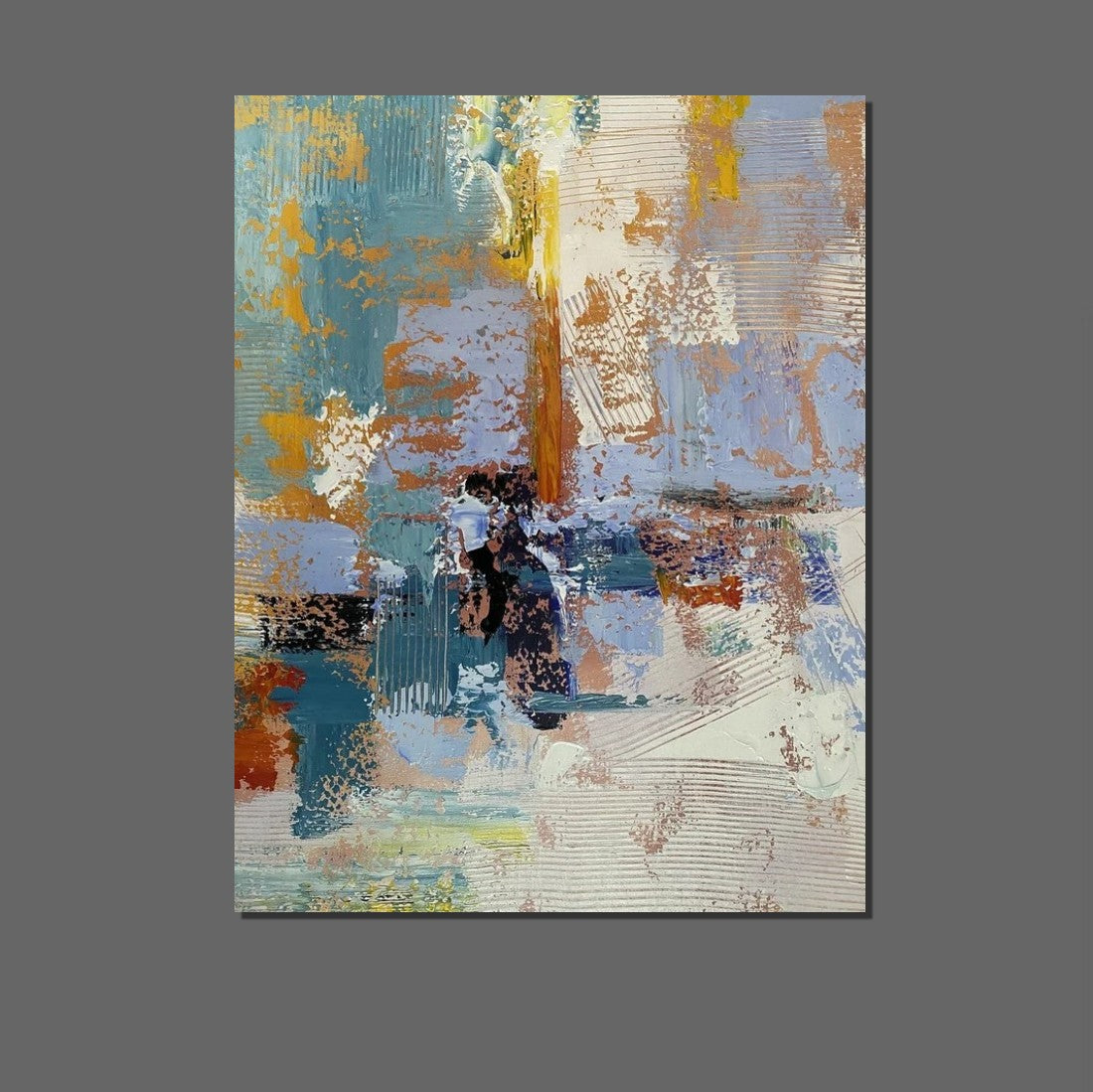 Acrylic Abstract Painting Behind Sofa, Acrylic Painting for Sale, Large Painting on Canvas, Living Room Wall Art Paintings, Buy Paintings Online-HomePaintingDecor