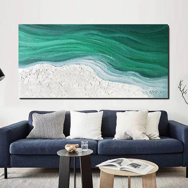 Modern Canvas Paintings for Bedroom, Extra Large Paintings for Living Room, Abstract Wall Art Paintings, Simple Modern Art, Abstract Landscape Paintings-HomePaintingDecor