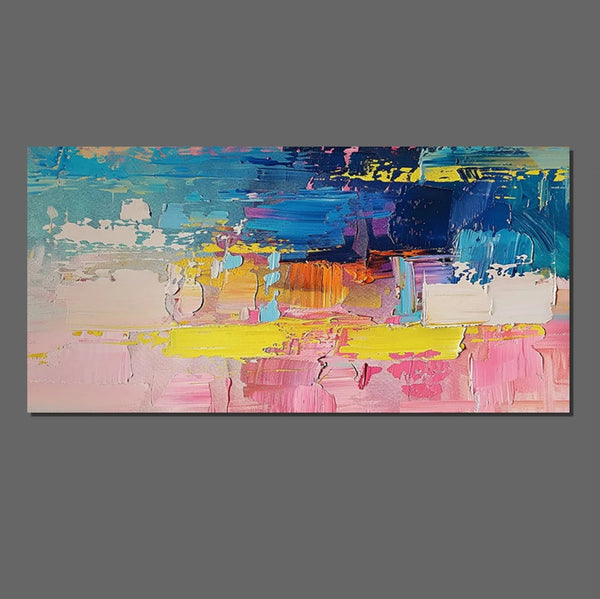 Abstract Wall Art for Bedroom, Modern Paintings for Living Room, Acrylic Painting on Canvas, Original Canvas Art, Simple Abstract Artwork-HomePaintingDecor