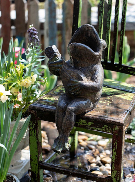 Garden Animal Statues, Unique Modern Garden Sculptures, Frog Flowerpot for Garden Decoration, Beautiful Cute Frog Statues, Creative Villa Outdoor Gardening Ideas-HomePaintingDecor