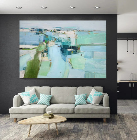 Modern Living Room Wall Art Ideas, Contemporary Canvas Art, Canvas Paintings for Bedroom, Hand Painted Art on Canvas, Original Acrylic Art-HomePaintingDecor