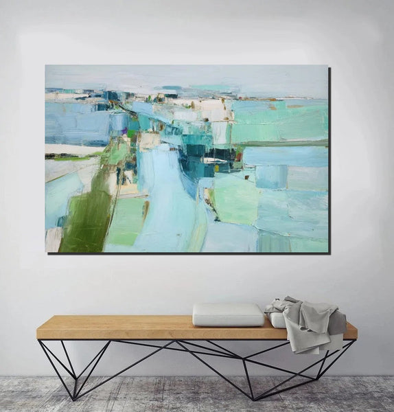 Modern Living Room Wall Art Ideas, Contemporary Canvas Art, Canvas Paintings for Bedroom, Hand Painted Art on Canvas, Original Acrylic Art-HomePaintingDecor