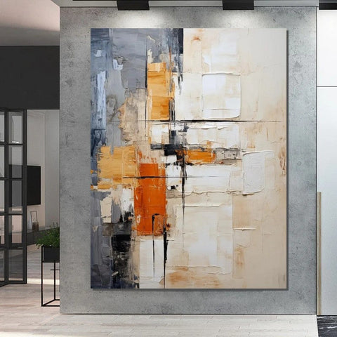 Simple Modern Art, Living Room Wall Art Paintings, Large Painting Behind Couch, Buy Abstract Painting Online, Acrylic Abstract Paintings Behind Sofa-HomePaintingDecor