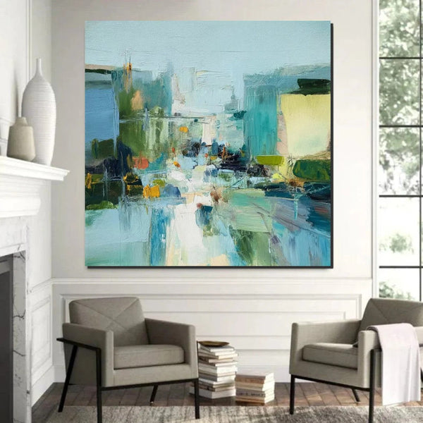 Abstract Wall Art on Canvas, Modern Paintings for Bedroom, Hand Painted Canvas Art, Contemporary Art on Canvas, Original Acrylic Paintings-HomePaintingDecor