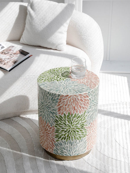 Unique Small End Table, Contemporary Small Sofa Side Table, Portable Casual Side Table, Creative Coffee Table, Shell Small Side Table-HomePaintingDecor