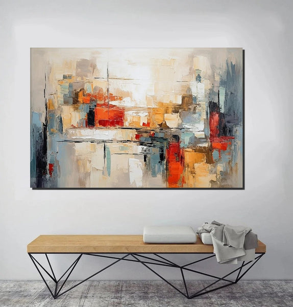 Original Acrylic Paintings, Modern Canvas Art, Modern Paintings for Bedroom, Oversized Wall Art for Living Room, Hand Painted Canvas Artwork-HomePaintingDecor