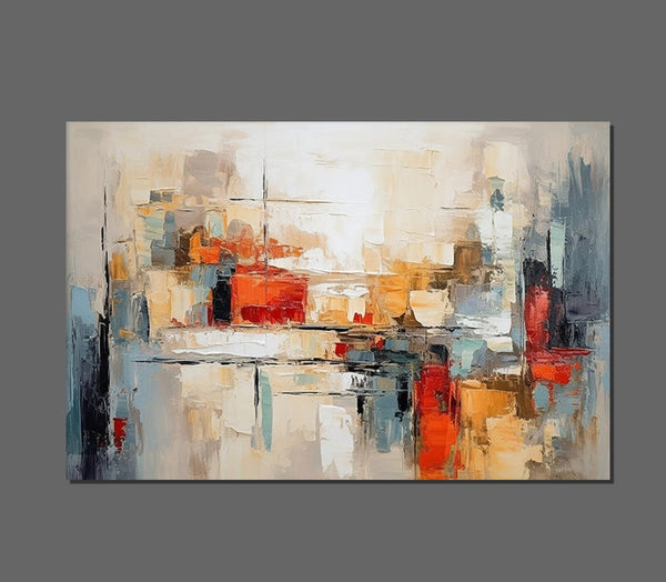 Original Acrylic Paintings, Modern Canvas Art, Modern Paintings for Bedroom, Oversized Wall Art for Living Room, Hand Painted Canvas Artwork-HomePaintingDecor