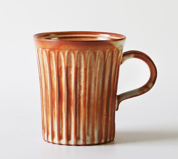 Large Capacity Coffee Cup, Cappuccino Coffee Mug, Handmade Pottery Coffee Cup, Large Tea Cup-HomePaintingDecor