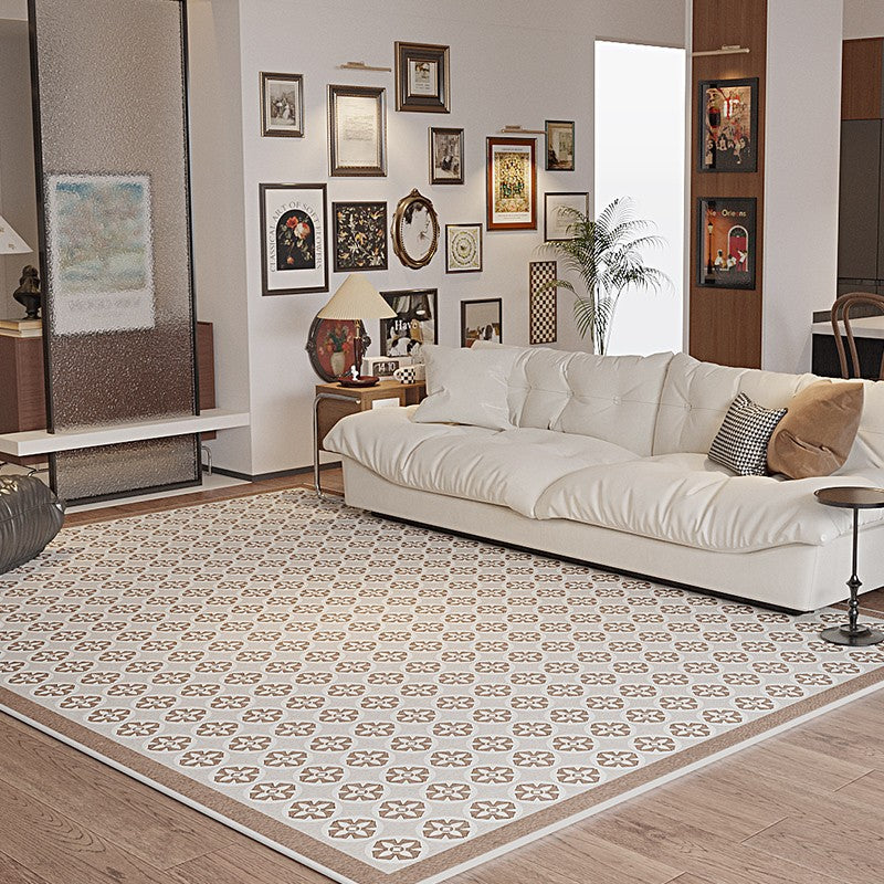 Mid Century Contemporary Modern Rugs for Living Room, Modern Rug Placement Ideas for Dining Room, Large Modern Rugs for Bedroom-HomePaintingDecor