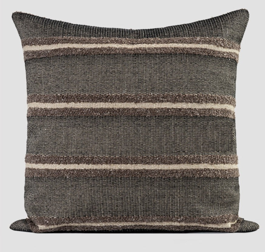 Contemporary Throw Pillow for Living Room, Large Abstract Throw Pillows for Couch, Modern Sofa Throw Pillows, Modern Square Pillows-HomePaintingDecor