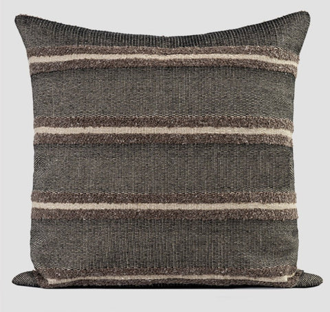 Contemporary Throw Pillow for Living Room, Large Abstract Throw Pillows for Couch, Modern Sofa Throw Pillows, Modern Square Pillows-HomePaintingDecor