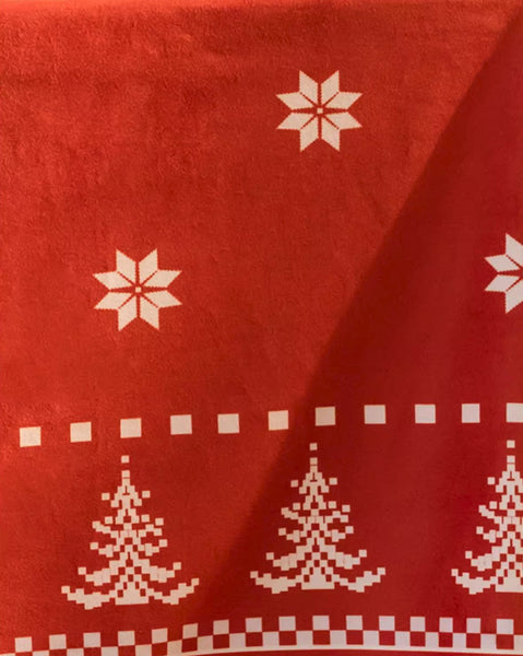 Christmas Edelweiss Table Covers, Square Tablecloth for Kitchen, Extra Large Modern Rectangular Tablecloth for Dining Room Table, Large Tablecloth for Round Table-HomePaintingDecor