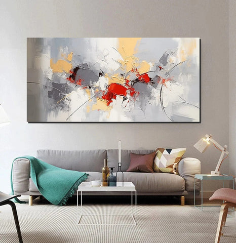 Hand Painted Canvas Art, Modern Paintings for Bedroom, Modern Living Room Art Ideas, Buy Art Online, Simple Abstract Art, Original Acrylic Paintings-HomePaintingDecor