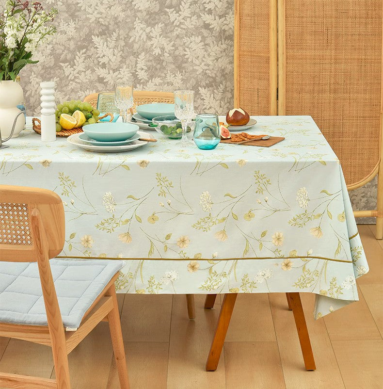 Farmhouse Table Cloth, Wedding Tablecloth, Large Rectangle Tablecloth for Dining Room Table, Rectangular Table Covers for Kitchen, Square Tablecloth for Coffee Table-HomePaintingDecor