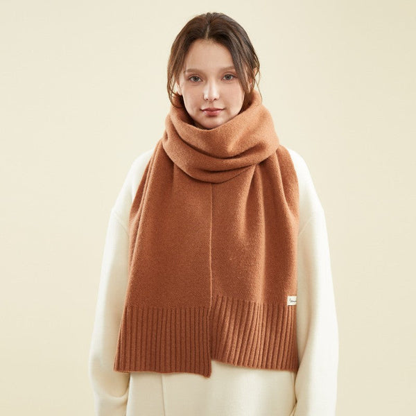 Soft Cashmere Scarf for Women, Wool Scarf for Women, Casual Scarf for Women, Fashion Designer Scarf, Cold Weather Scarf, Modern Winter Scarf-HomePaintingDecor