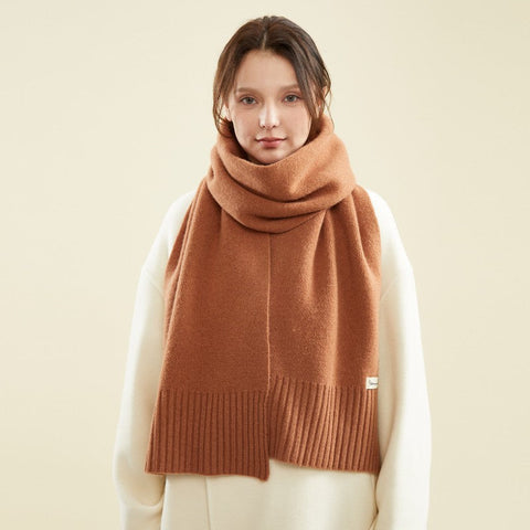 Soft Cashmere Scarf for Women, Wool Scarf for Women, Casual Scarf for Women, Fashion Designer Scarf, Cold Weather Scarf, Modern Winter Scarf-HomePaintingDecor