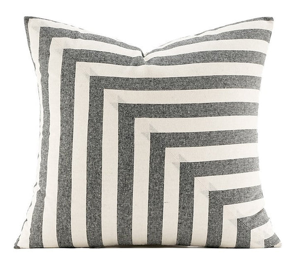 Large Square Modern Throw Pillows for Couch, Large Throw Pillow for Interior Design, Contemporary Modern Sofa Pillows for Bedroom, Simple Decorative Throw Pillows-HomePaintingDecor