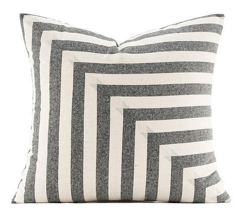 Large Square Modern Throw Pillows for Couch, Large Throw Pillow for Interior Design, Contemporary Modern Sofa Pillows for Bedroom, Simple Decorative Throw Pillows-HomePaintingDecor