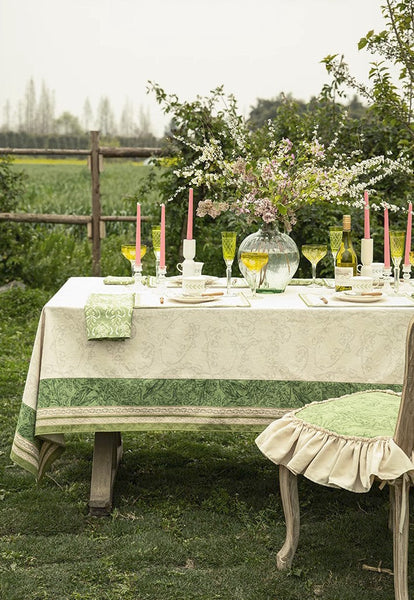 Farmhouse Table Cloth, Lilies of the Valley, Flower Pattern Tablecloth, Rectangle Tablecloth for Dining Room Table, Square Tablecloth, Wedding Tablecloth, Waterproof Tablecloth-HomePaintingDecor