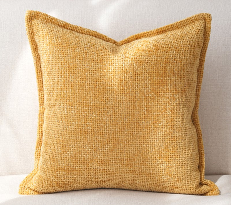 Modern Sofa Pillows, Simple Modern Pillows, Yellow Decorative Pillows for Couch, Modern Throw Pillows, Contemporary Throw Pillows-HomePaintingDecor