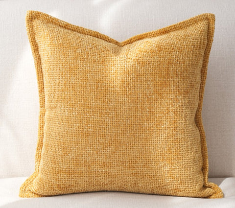 Modern Sofa Pillows, Simple Modern Pillows, Yellow Decorative Pillows for Couch, Modern Throw Pillows, Contemporary Throw Pillows-HomePaintingDecor