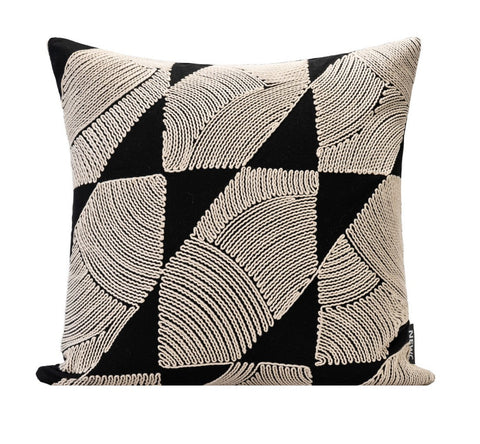 Modern Pillows for Couch, Contemporary Modern Sofa Pillows, Decorative Throw Pillows for Bedroom, Large Modern Pillow for Living Room-HomePaintingDecor