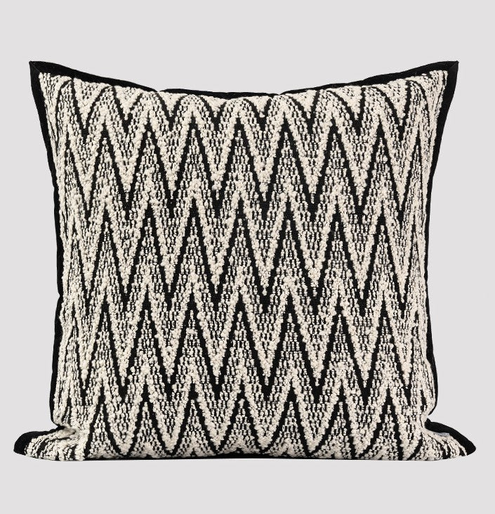 Large Abstract Throw Pillows for Couch, Modern Sofa Throw Pillows, Contemporary Throw Pillow for Living Room, Modern Square Pillows-HomePaintingDecor