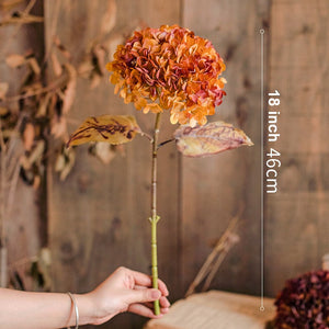Hydrangea Flowers, Artificial Floral for Bedroom, Flower Arrangement Ideas for Dining Room Table, Simple Modern Floral Arrangement Ideas for Home Decoration-HomePaintingDecor