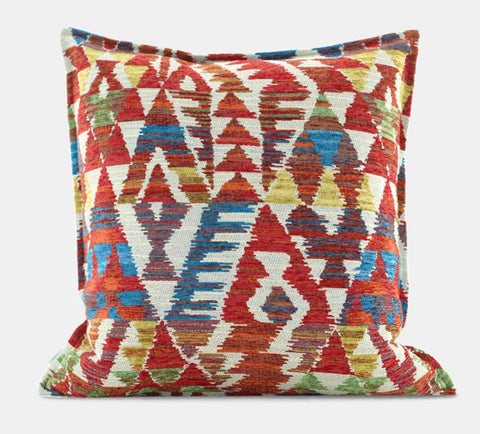 Large Decorative Pillows for Interior Design, Colorful Decorative Pillows for Couch, Luxury Modern Sofa Pillows, Modern Sofa Pillows for Living Room-HomePaintingDecor