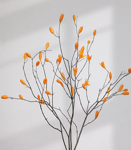 Dried Magnolia Branch, Magnolia Long Twigs, Natural Decorations, Flower Arrangement, Handmade Artificial Flower, Natural Dried Branches-HomePaintingDecor