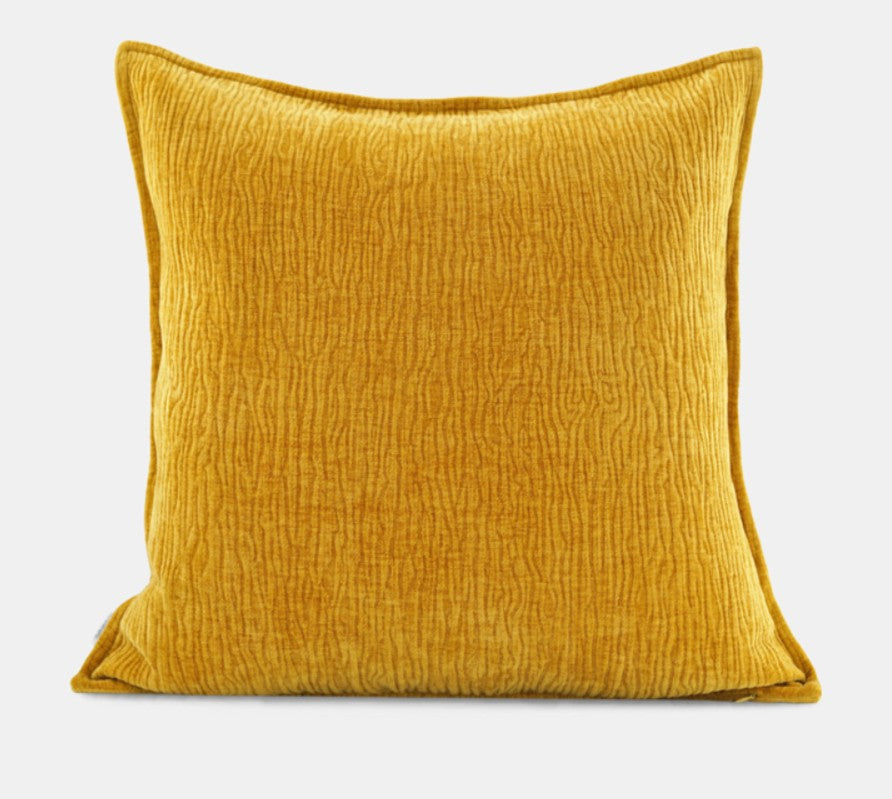 Contemporary Modern Pillows for Couch, Large Modern Sofa Cushion, Yellow Decorative Pillow Covers, Simple Decorative Throw Pillows for Living Room-HomePaintingDecor