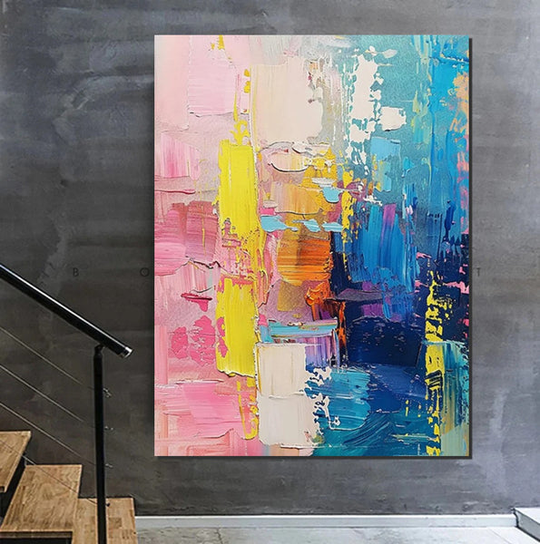 Contemporary Canvas Art, Modern Paintings for Bedroom, Large Wall Art for Living Room, Hand Painted Wall Paintings, Original Abstract Art-HomePaintingDecor