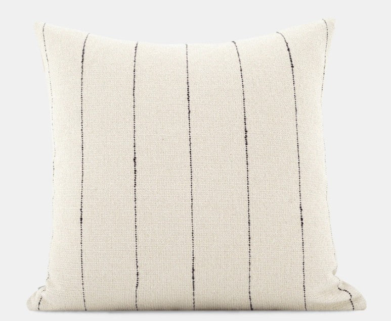 Large Modern Sofa Cushion, Beige Decorative Pillow Covers, Simple Decorative Throw Pillows for Living Room, Contemporary Modern Pillows for Couch-HomePaintingDecor