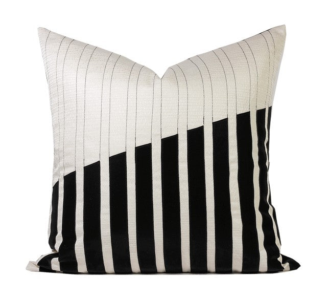Modern Pillows for Living Room, Decorative Modern Pillows for Couch, Black Modern Sofa Pillows, Modern Sofa Pillows, Contemporary Throw Pillows-HomePaintingDecor