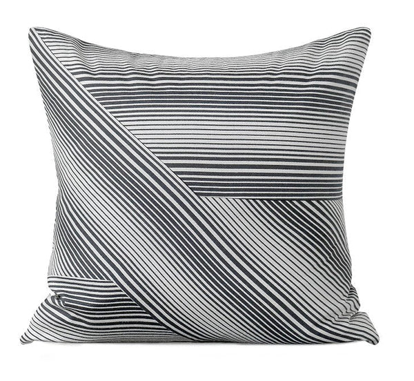 Modern Simple Throw Pillows, Decorative Modern Sofa Pillows for Bedroom, Large Square Pillows, Modern Throw Pillows for Couch-HomePaintingDecor
