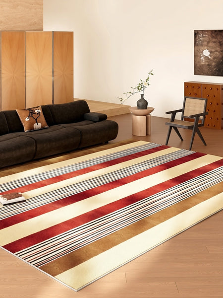 Abstract Modern Carpets for Living Room, Contemporary Rugs for Bedroom, Mid Century Modern Rugs Next to Bed, Colorful Abstract Rugs for Dining Room-HomePaintingDecor