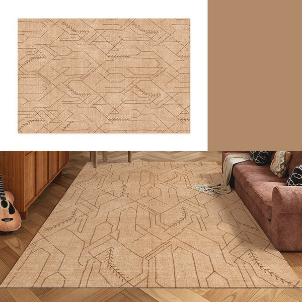 Geometric Contemporary Rugs for Dining Room, Bedroom Floor Rugs, Extra Large Modern Rugs for Living Room, Oversized Modern Rug for Living Room