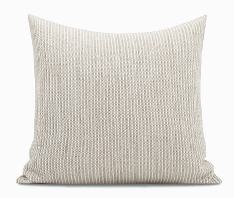 Modern Decorative Pillow Covers, Beige Modern Sofa Cushion, Large Decorative Throw Pillows for Living Room, Contemporary Modern Pillows for Couch-HomePaintingDecor