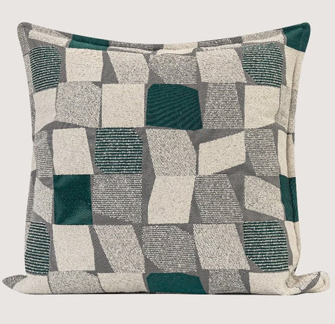 Large Decorative Throw Pillows for Couch, Square Modern Sofa Throw Pillows, Abstract Contemporary Throw Pillow for Interior Design-HomePaintingDecor