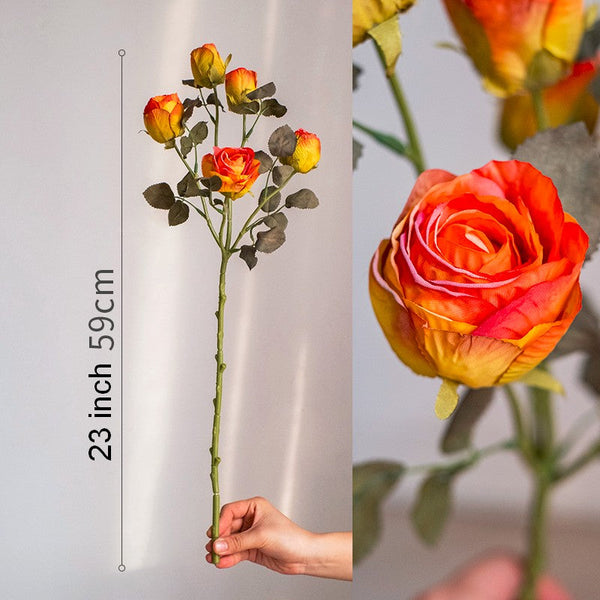 Modern Flower Arrangement Ideas for Home Decoration, Wedding Flowers, Rose Flowers, Artificial Rose Floral for Dining Room Table, Bedroom Flower Arrangement Ideas-HomePaintingDecor