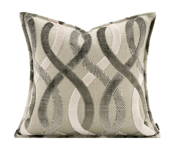 Modern Pillows for Couch, Luxury Abstract Decorative Throw Pillows for Living Room, Large Modern Sofa Pillow Cases, Decorative Pillow Covers-HomePaintingDecor