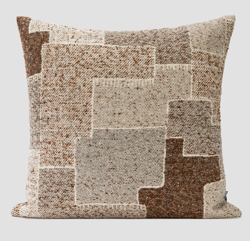 Large Square Modern Throw Pillows for Couch, Contemporary Modern Sofa Pillows for Bedroom, Simple Decorative Throw Pillows, Large Throw Pillow for Interior Design-HomePaintingDecor