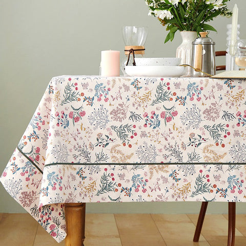 Large Rectangle Tablecloth for Dining Room Table, Rustic Table Covers for Kitchen, Country Farmhouse Tablecloth, Square Tablecloth for Round Table-HomePaintingDecor