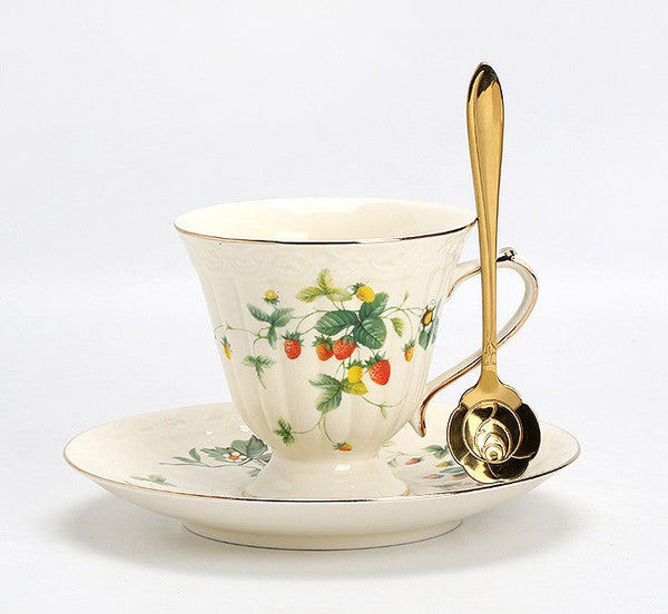 Beautiful British Tea Cups, Elegant Porcelain Tea Cup Saucer Set, Traditional English Tea Cup and Saucer, Unique Ceramic Coffee Cups-HomePaintingDecor