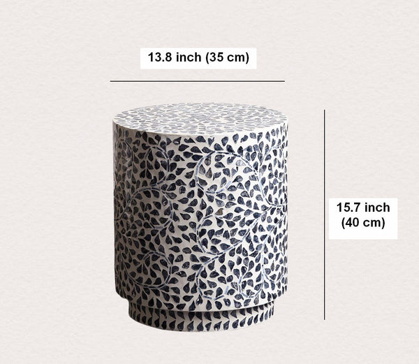 Portable Casual Side Table, Contemporary Round Side Table, Creative Coffee Table, Bedside Small Side Table, Shell Small Sofa Side Table, Contemporary Side Table-HomePaintingDecor