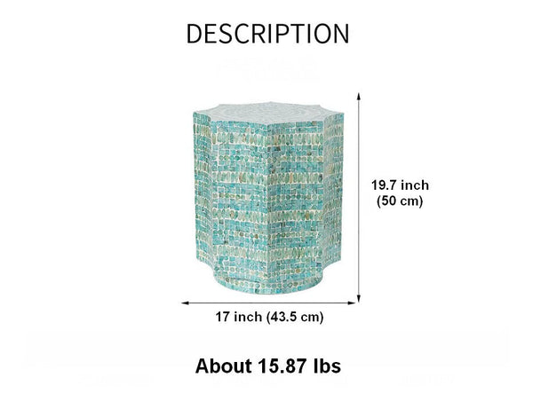 Contemporary Side Table, Contemporary Bedside Table, Bedside Small Side Table, Shell Small Sofa Side Table, Modern Side Table, Small End Table, Portable Casual Side Table, Creative Coffee Table-HomePaintingDecor
