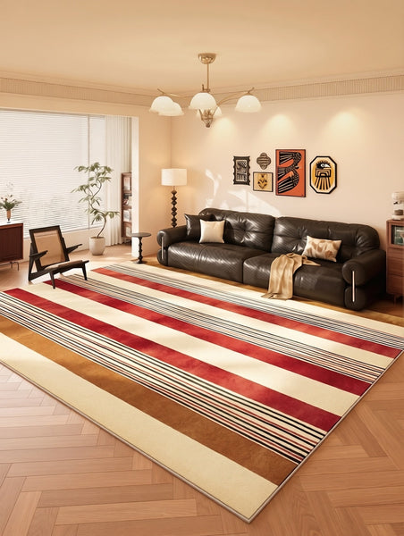 Abstract Modern Carpets for Living Room, Contemporary Rugs for Bedroom, Mid Century Modern Rugs Next to Bed, Colorful Abstract Rugs for Dining Room-HomePaintingDecor