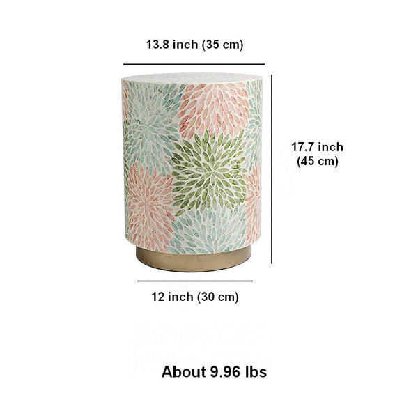 Unique Small End Table, Contemporary Small Sofa Side Table, Portable Casual Side Table, Creative Coffee Table, Shell Small Side Table-HomePaintingDecor