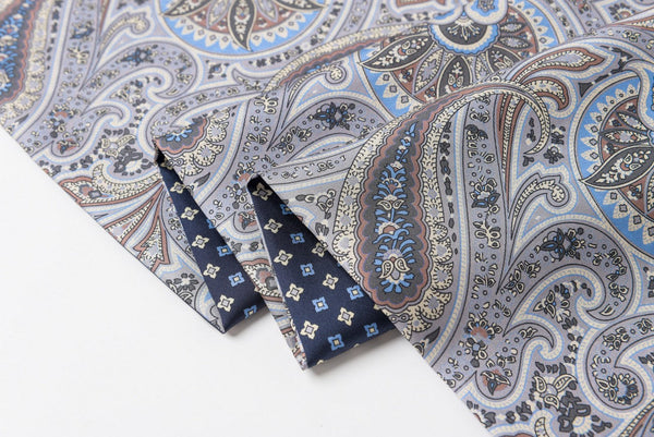 Business Silk Scarf Men, Silk Scarf For Suit, British Style Long Scarf, Luxury Silk Neck Scarf, Mens Spring Autumn Scarf, Formal Wear Silk Scarf, Silk Ascot For Men, Lightweight Silk Scarf Men-HomePaintingDecor