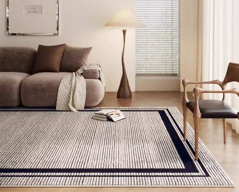 Geometric Modern Rugs for Sale, Contemporary Modern Rugs for Bedroom, Modern Rug Placement Ideas for Living Room, Abstract Rugs for Dining Room-HomePaintingDecor